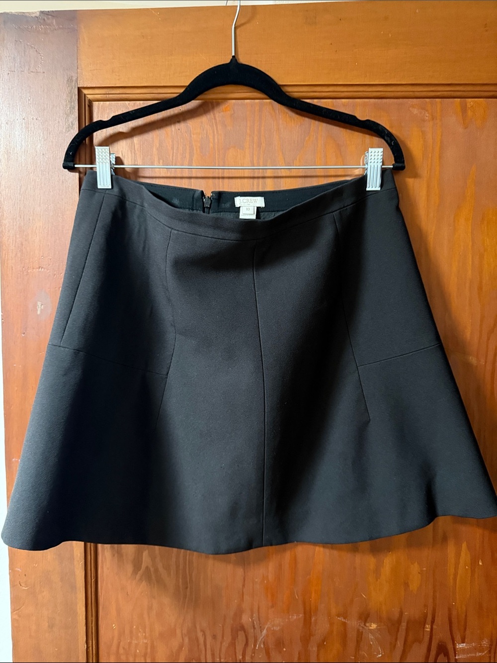 J. Crew Black Circle Skirt - Flared Silhouette